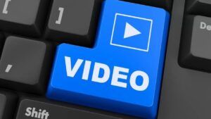 Touche clavier vidéo